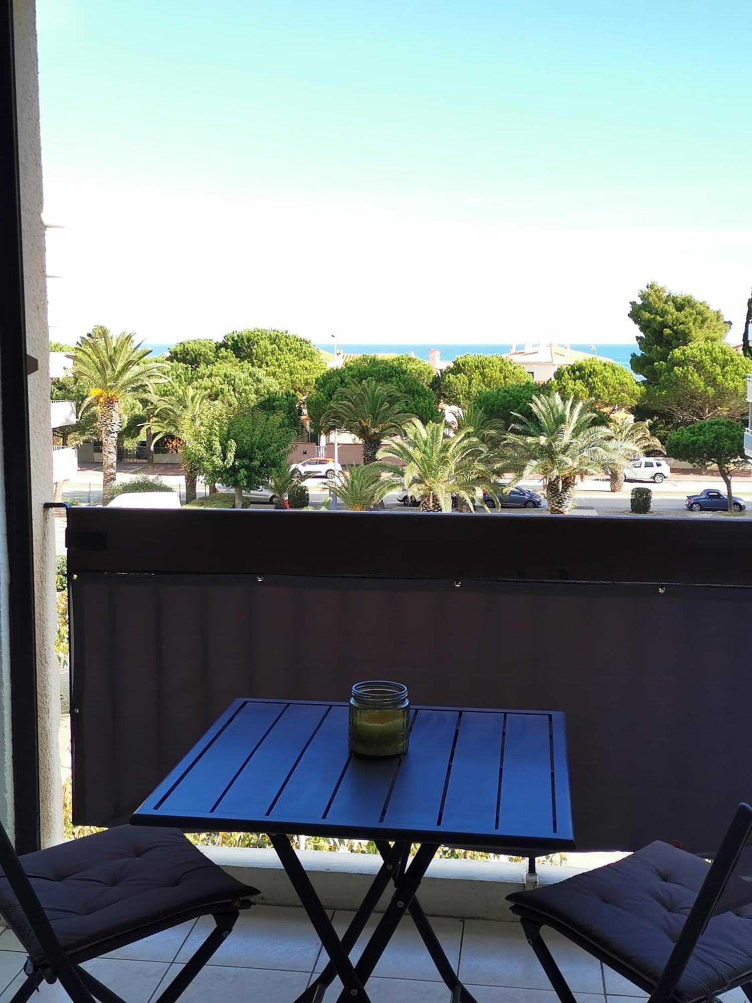 Appartement Refait A Neuf, Climatise Avec Vue Mer Et Montagne, Avec Place De Parking Privative Saint-Cyprien  Exterior foto